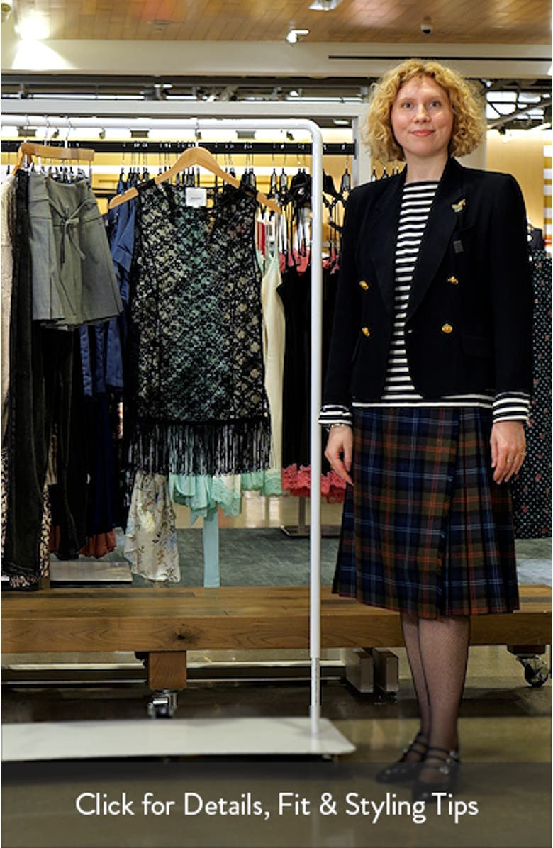 Gabrielle Fringe Hem Open Knit Top, sales video thumbnail