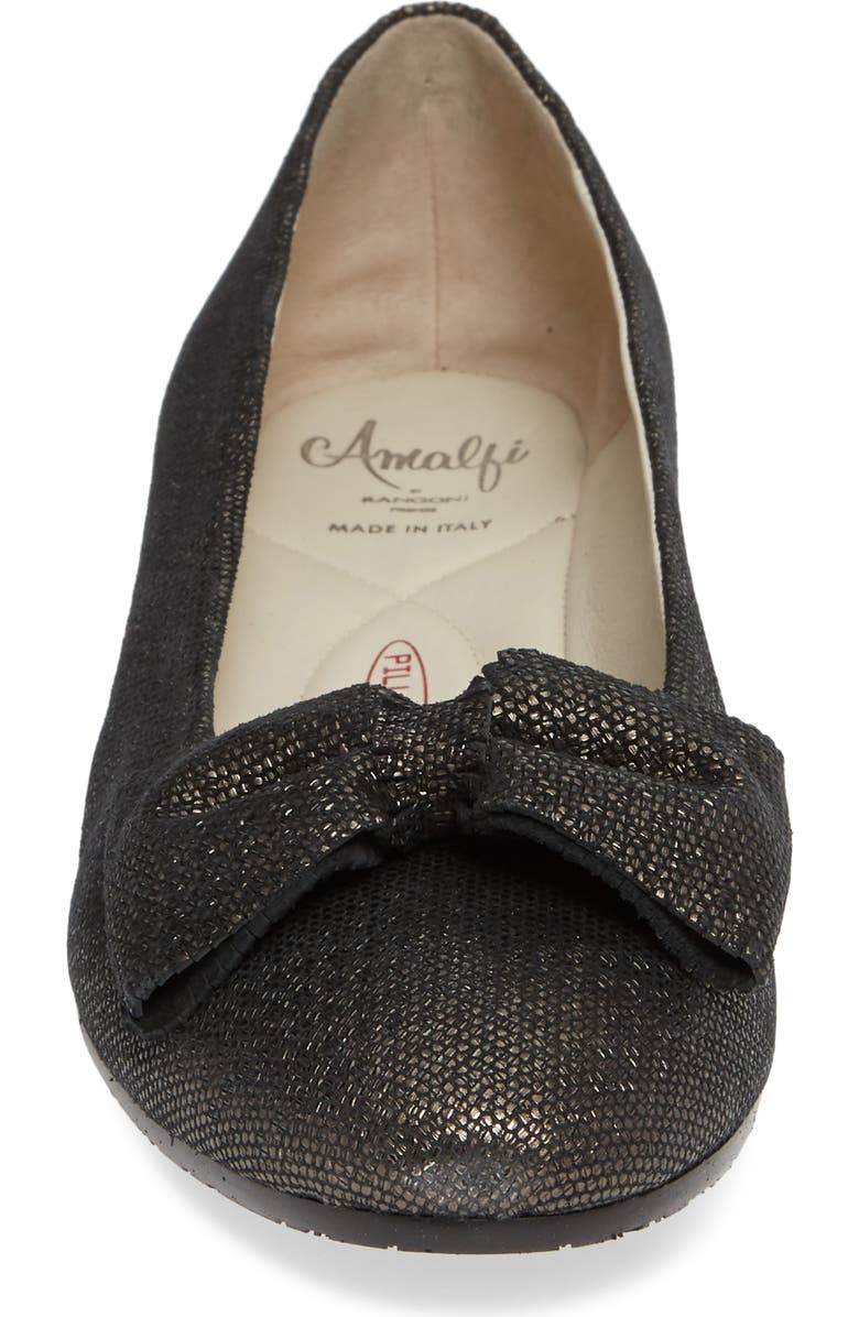 Amalfi by Rangoni Vipiteno Bow Skimmer Wedge, Alternate, color,