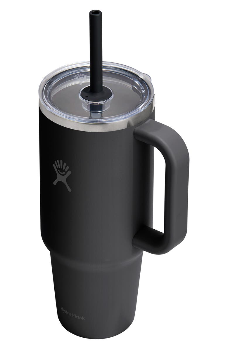 Hydro Flask 40-Ounce Travel Tumbler, Alternate, color, Black