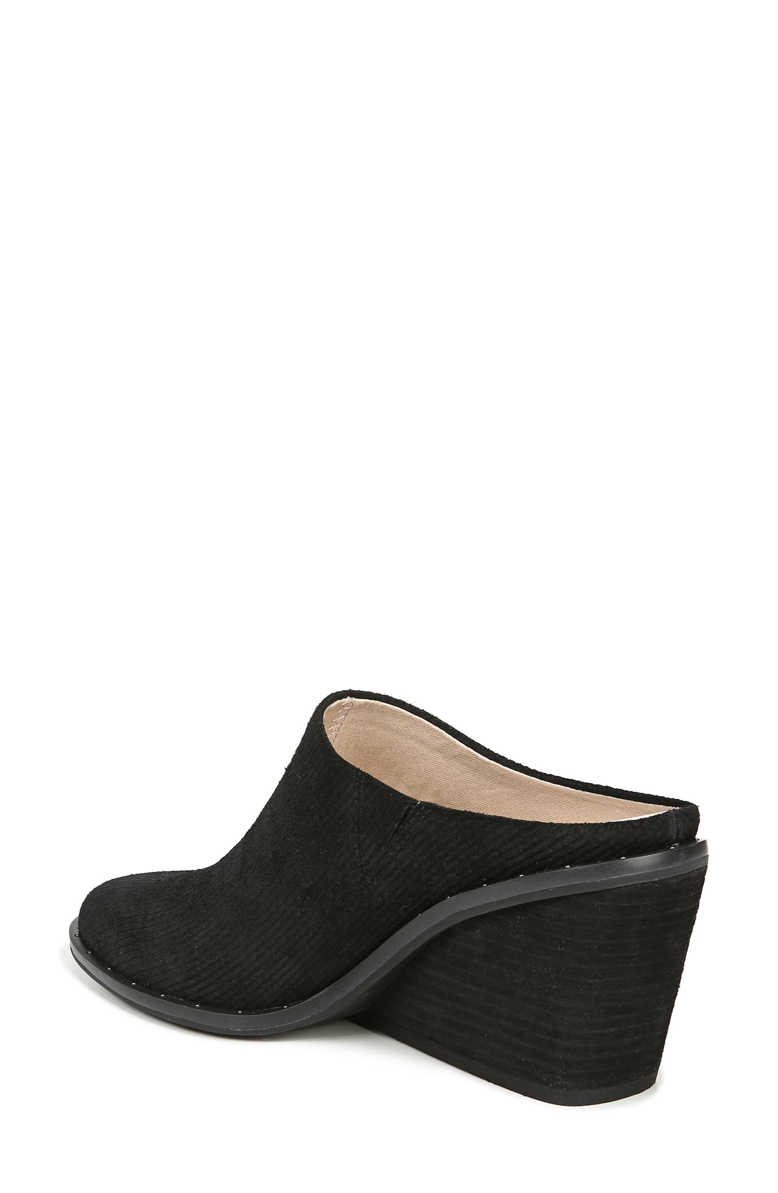 Dr. Scholls Maxwell Mule, Alternate, color, BLACK LINEAR EMBOSSED SUEDE