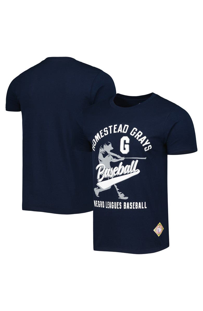 STITCHES Men's Stitches Navy Homestead Grays Soft Style T-Shirt, Main, color,