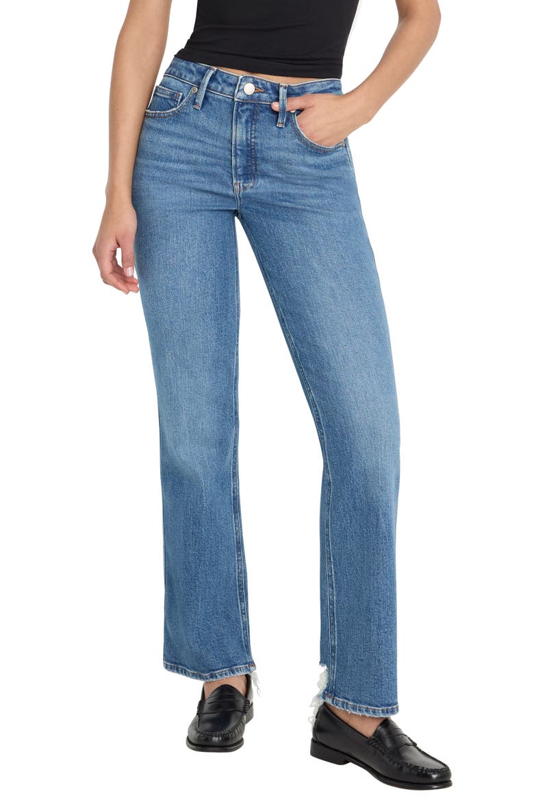 Good High Waist Kick Flare Jeans, Main, color, INDIGO1212