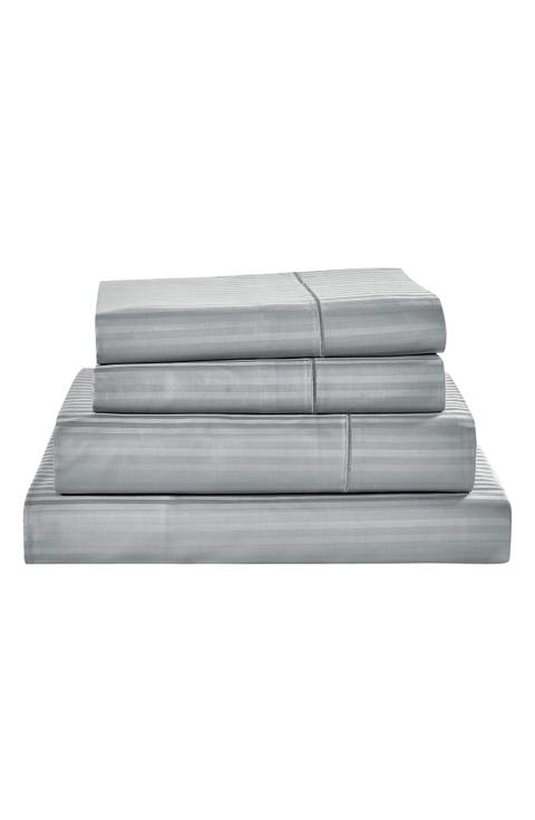500 Thread Count Damask Stripe Sheet Set