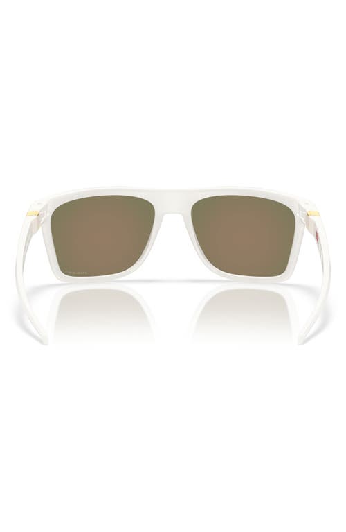Oakley 57mm Polarized Rectangular Sunglasses In Orange