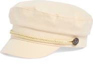 Vince Camuto Twill Captains Hat with Rope Trim
