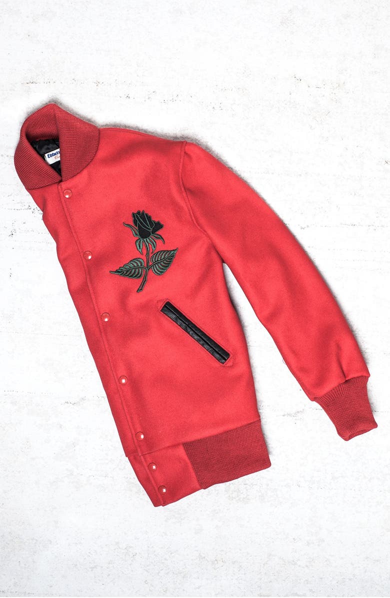 Ebbets Field 'Black Rose' Jacket, Main, color, 