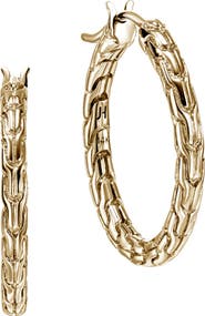 John Hardy JH Essential Hoop Earrings