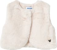 Mayoral Sweetheart Faux Fur Vest