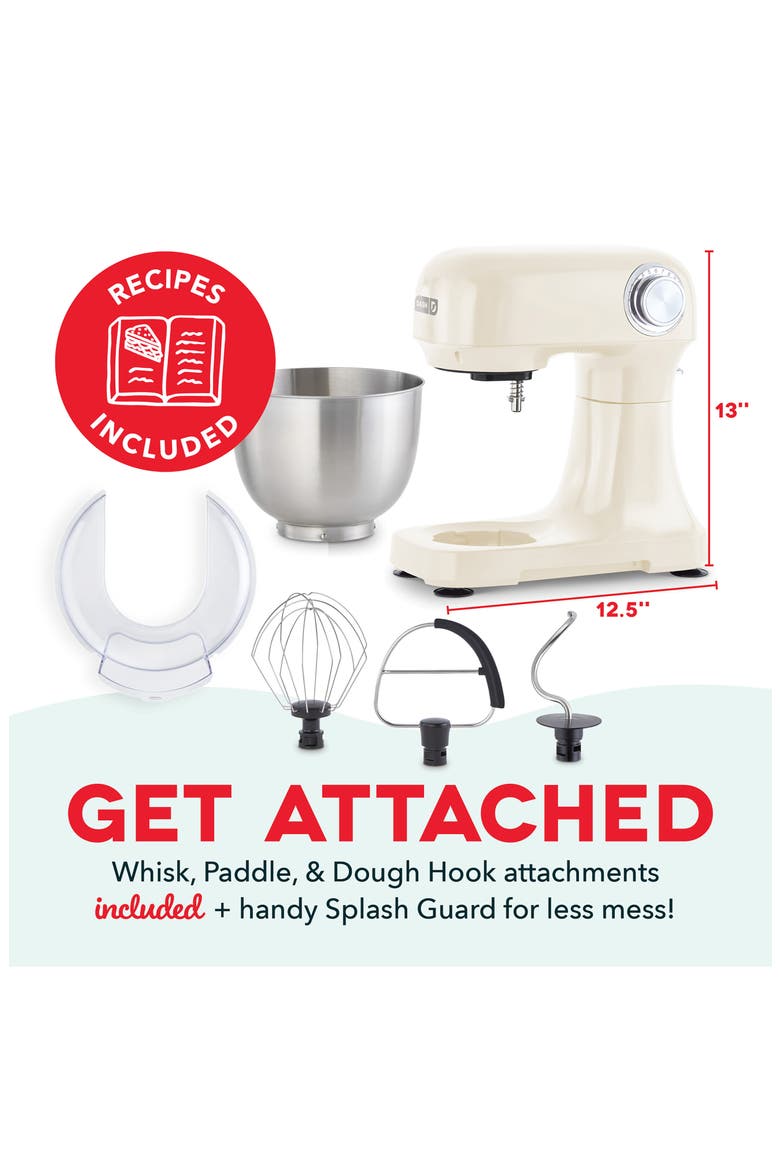Tilt-Head 3.5-Quart Stand Mixer, Alternate, color, CREAM