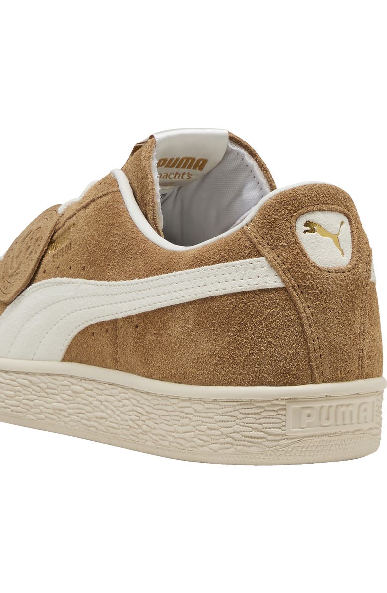 PUMA Charles F. Stead Suede Sneaker, Alternate, color, Honey Butter/ Puma White