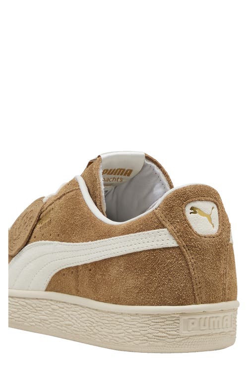 Puma Charles F. Stead Suede Sneaker In White