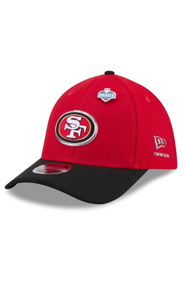 New Era Men's New Era  Scarlet/Black San Francisco 49ers 2026 NFL Draft 39THIRTY M-Crown Flex Hat, Main, color, Scarlet