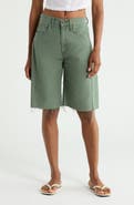 MOTHER The Half-Pipe Bermuda Fray Shorts