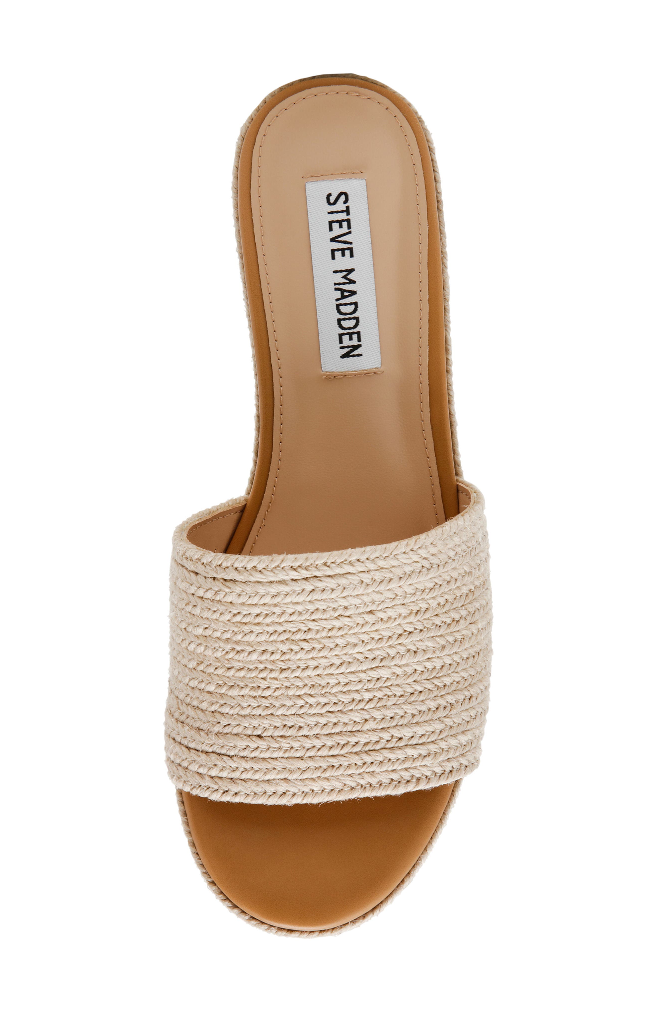 Trippy Platform Sandal, Alternate, color, NATURAL