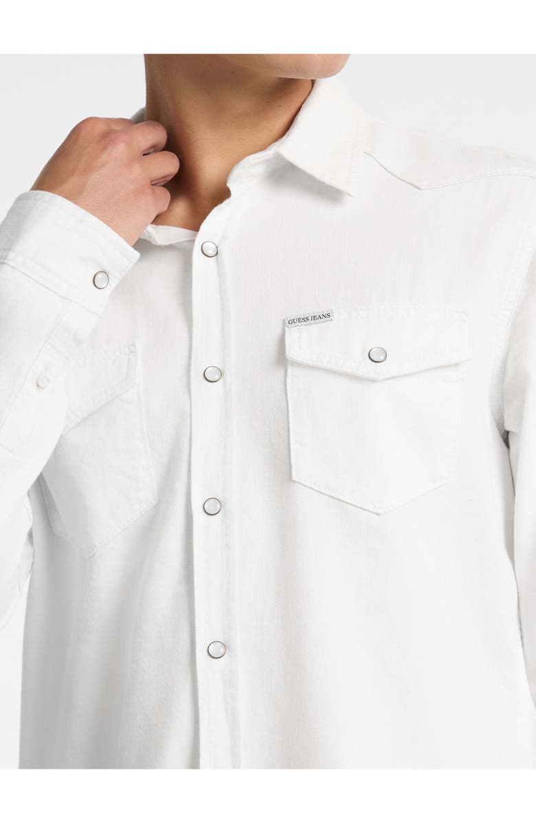 GUESS JEANS Slim Long Sleeve Denim Shirt, Alternate, color, Gjwi