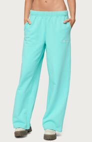 EDIKTED Only Logo Wide Leg Sweatpants