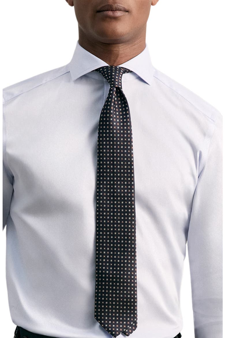 Remote Slim Fit Cotton Button-Up Shirt, Alternate, color, MID BLUE