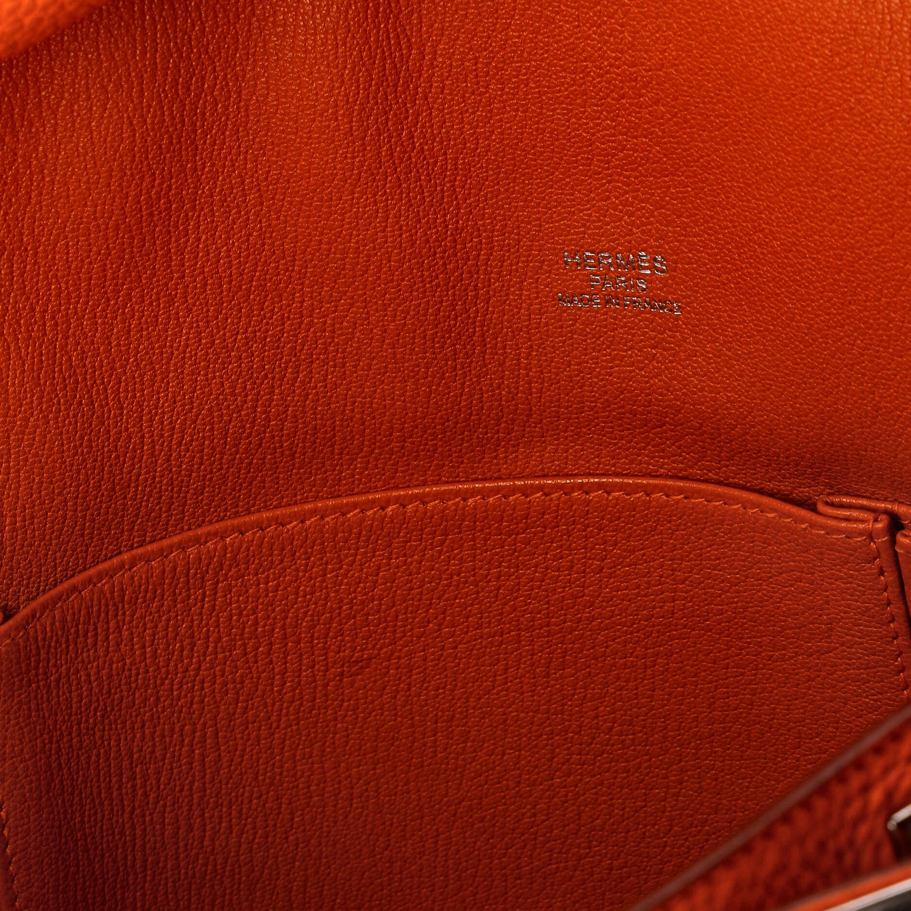 Pre-Owned Hermes Jypsiere Bag Clemence 34, Alternate, color, Orange H