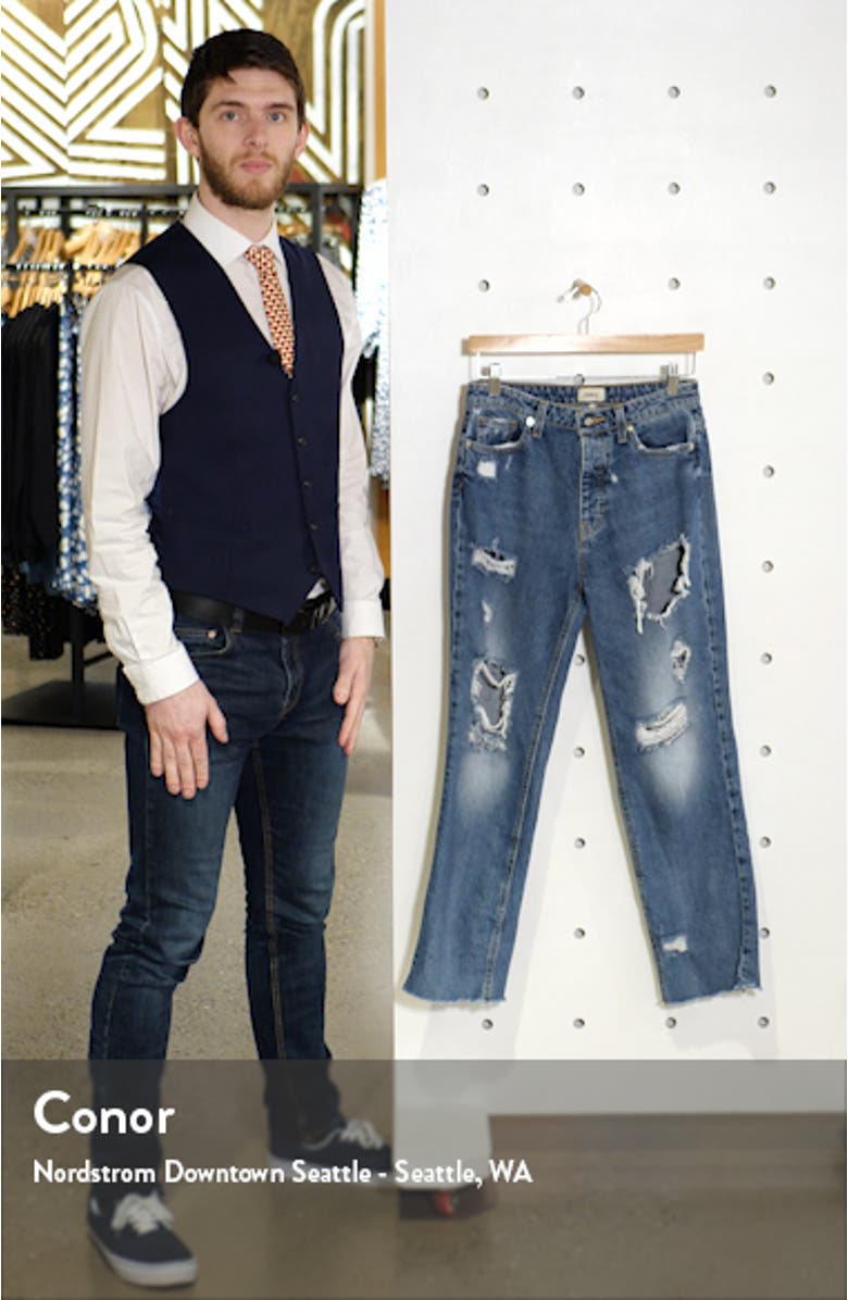 Roxy High Waist Straight Leg Jeans, sales video thumbnail