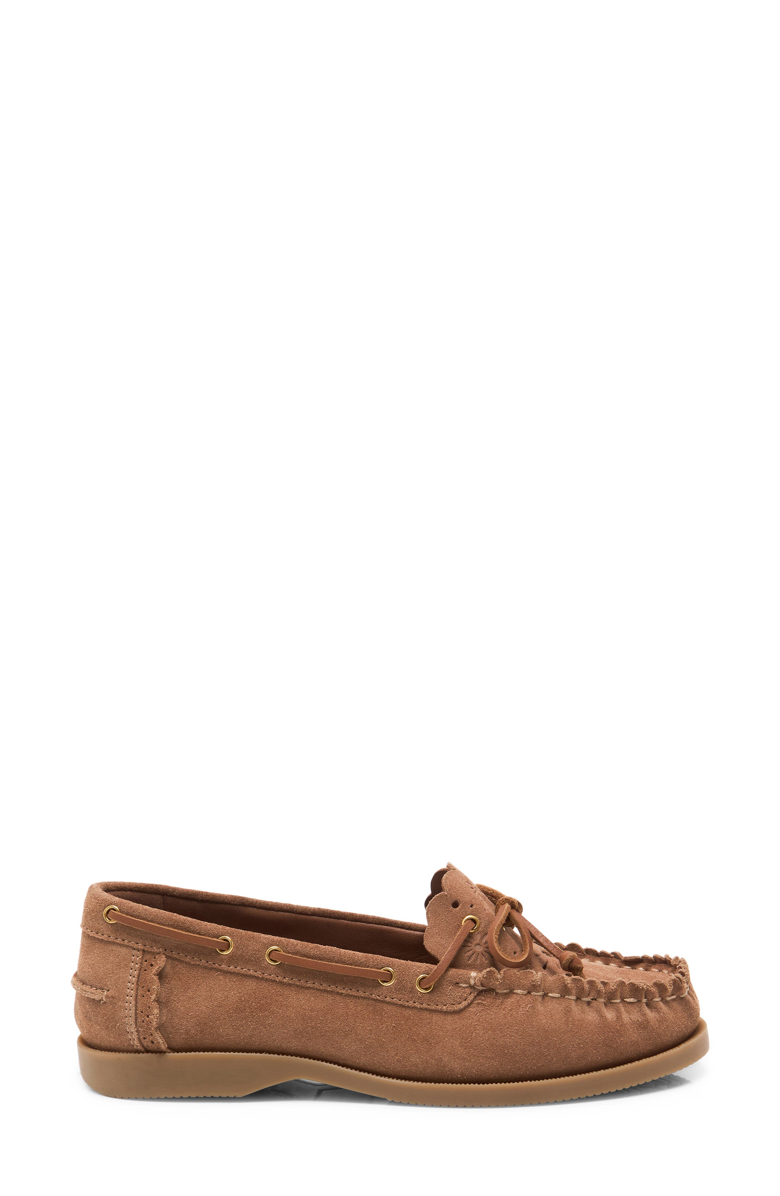 Free People Lagoon Cutout Boat Shoe, Alternate, color, 
