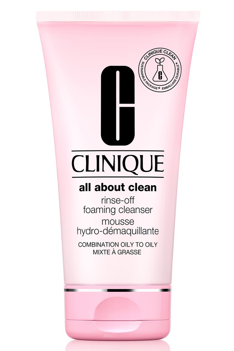 All About Clean™ Rinse-Off Foaming Face Cleanser, Main, color, NO COLOR