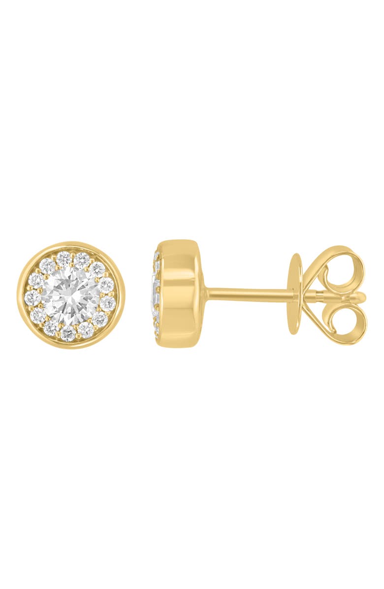 EFFY Lab-Grown Diamond Stud Earrings, Main, color, Gold