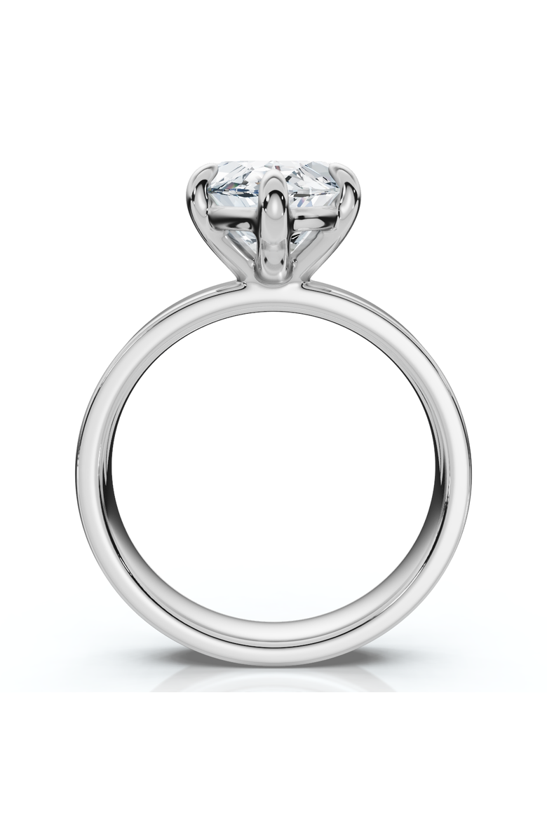 Bliss Diamond Certified 2Ct Marquise Cut Flat Cigar Band Engagement Ring 14k Gold Lab Grown, Alternate, color, 14K White Gold