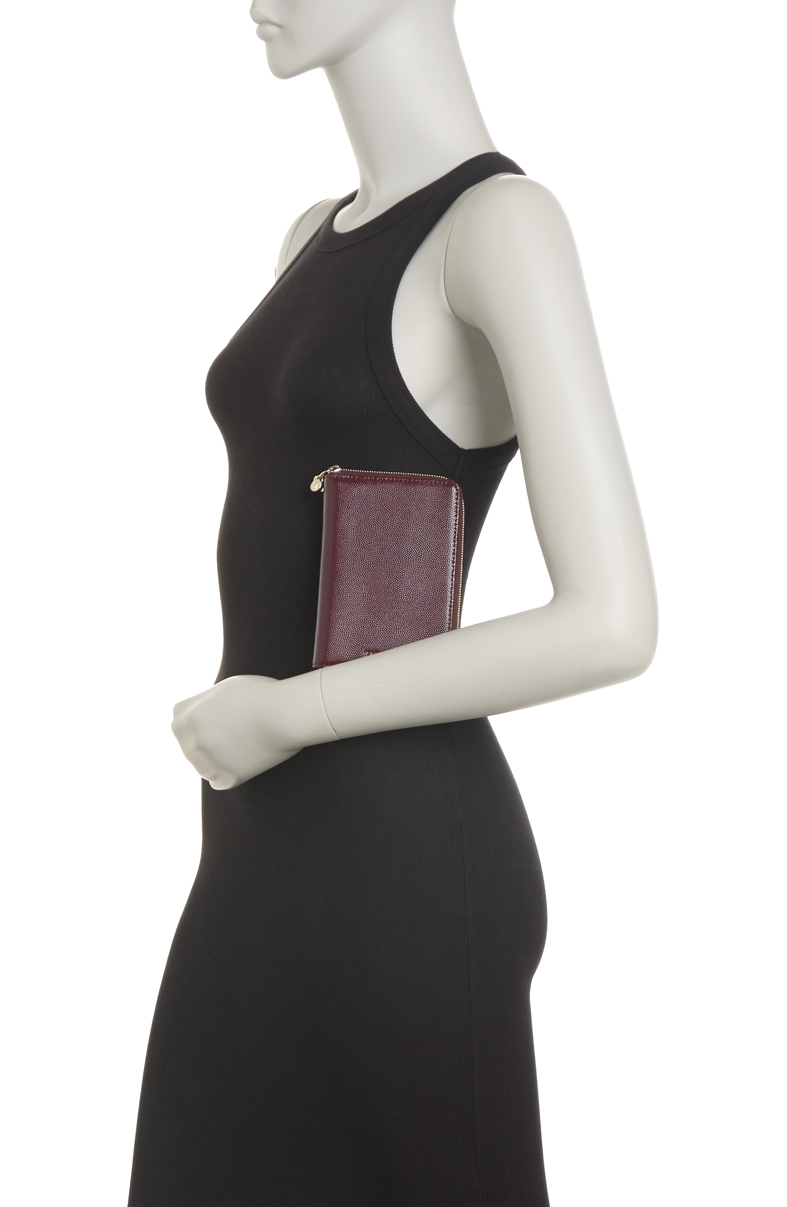 Ted Baker London Ted Baker Olar Mini Charm Leather Wallet, Alternate, color, 