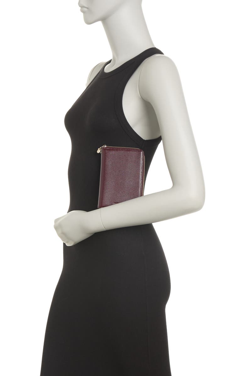 Ted Baker London Ted Baker Olar Mini Charm Leather Wallet, Alternate, color,