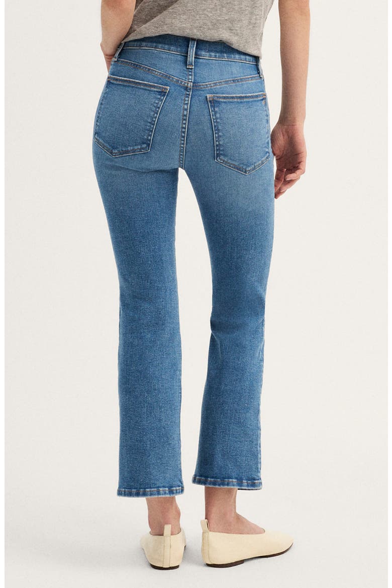 The Flare Super Stretch Crop Jeans, Alternate, color, MIDVALE WASH