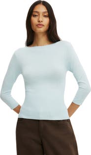 Cotton On Women's Close Knit Boat Neck