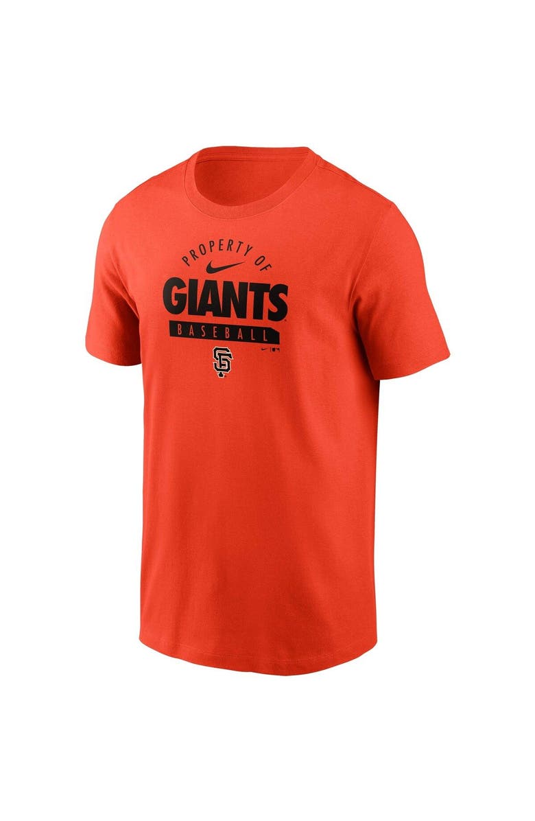 Nike Men's Nike Orange San Francisco Giants Primetime Property Of Practice T-Shirt, Alternate, color, 