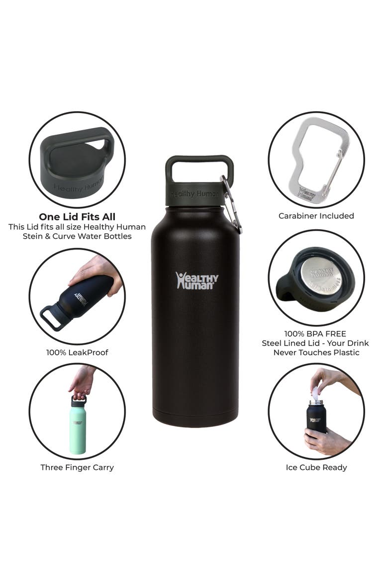 The Stein Water Bottle 32 oz, Alternate, color, Slate Gray
