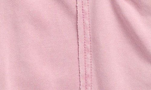 Tractr Kids' French Terry Wide Leg Cargo Pants In Pink