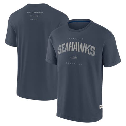 Men's Fanatics Navy Seattle Seahawks Elements Weathered Tonal Future Ground T-Shirt