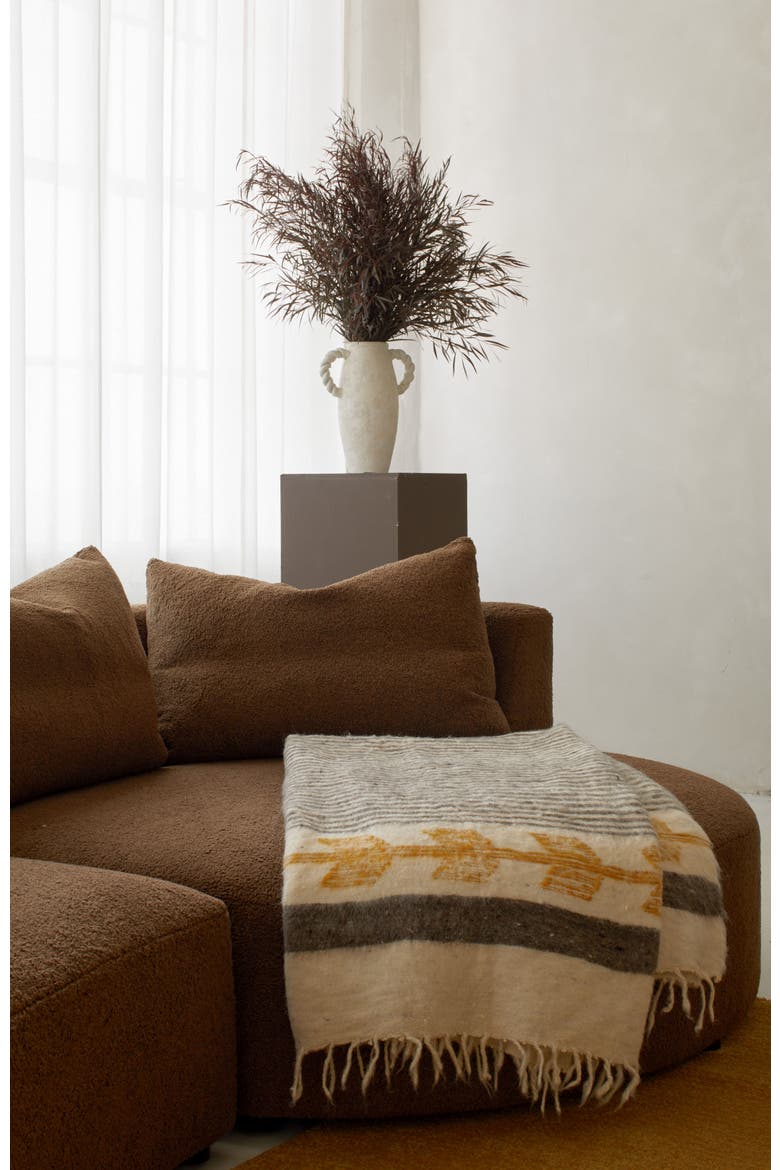 Selene Momo Blanket, Alternate, color, Dark Brown