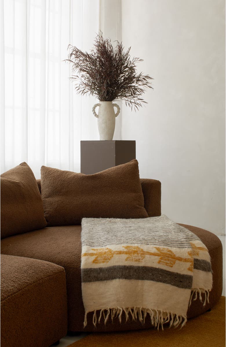 Jitana Selene Momo Blanket, Alternate, color, Dark Brown