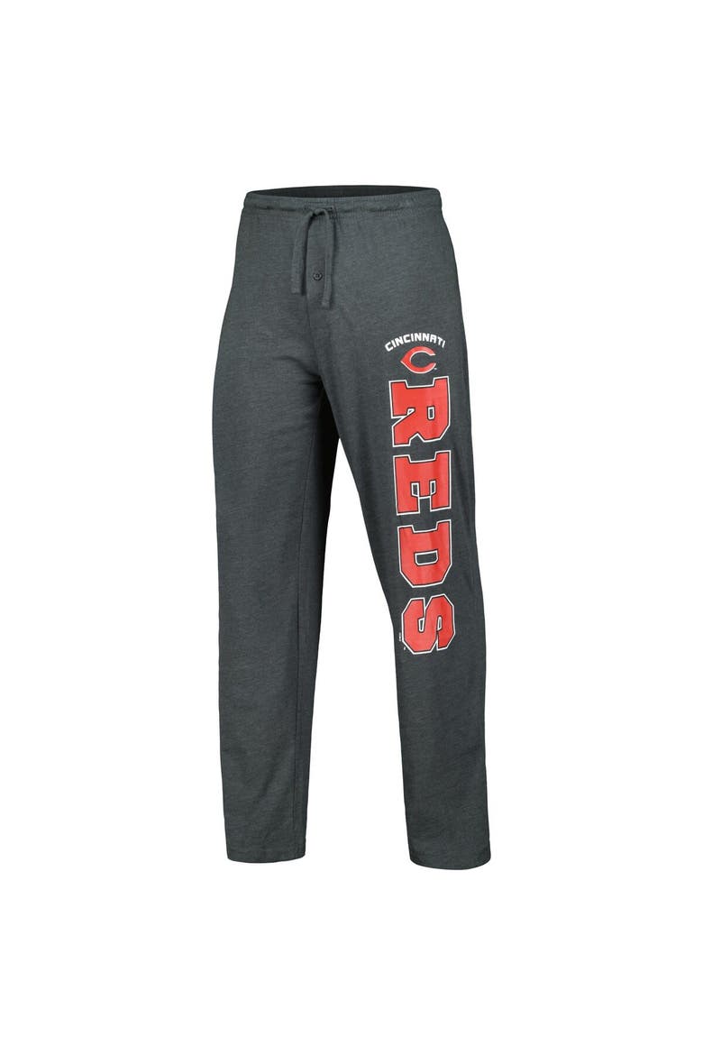 Men's Concepts Sport Charcoal/Red Cincinnati Reds Meter T-Shirt & Pants Sleep Set, Alternate, color, Charcoal
