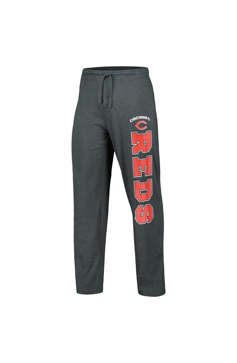 CONCEPTS SPORT Men's Concepts Sport Charcoal/Red Cincinnati Reds Meter T-Shirt & Pants Sleep Set, Alternate, color, Charcoal