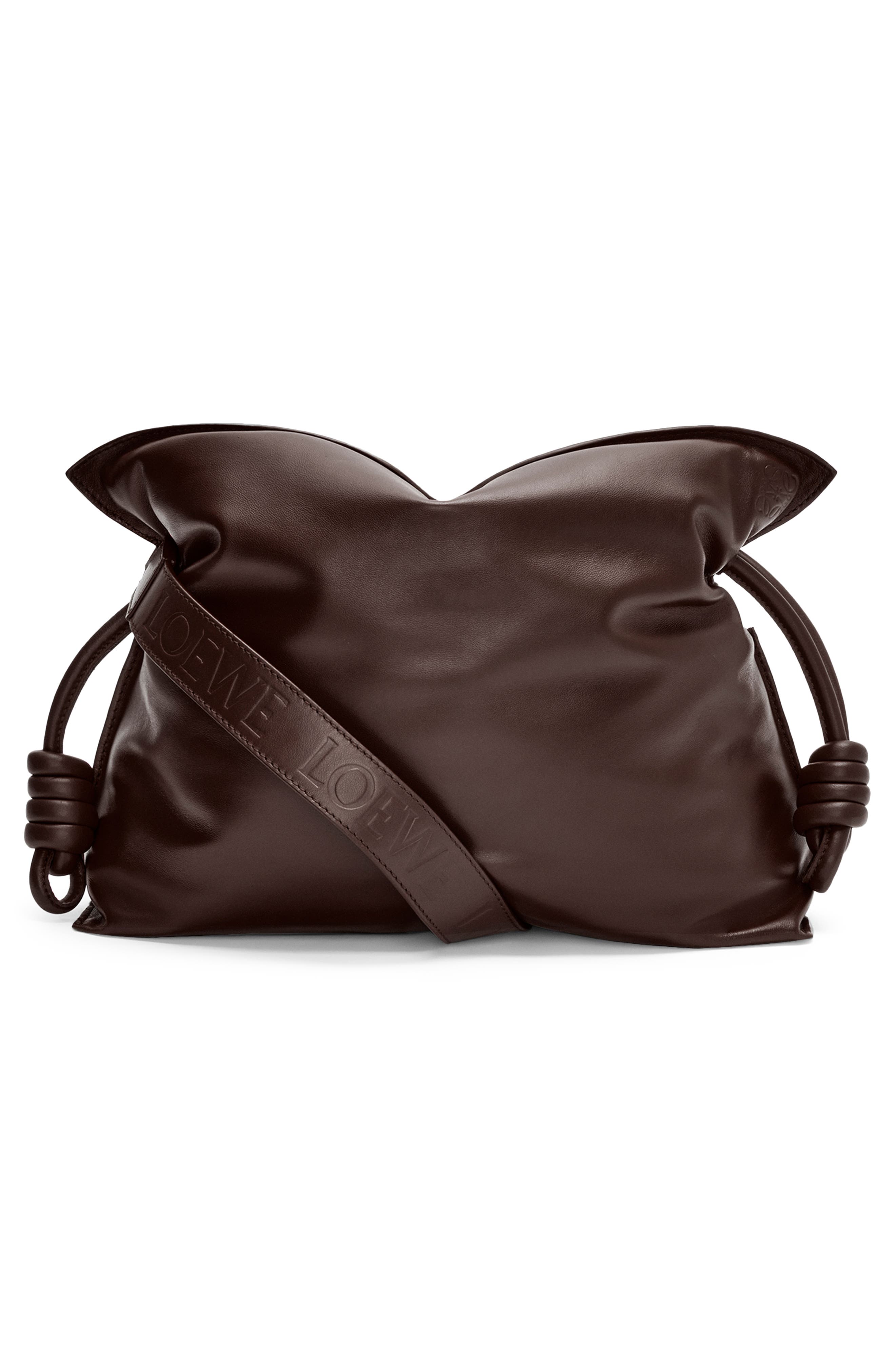 Loewe Flamenco Puffer Leather Clutch, Alternate, color, 