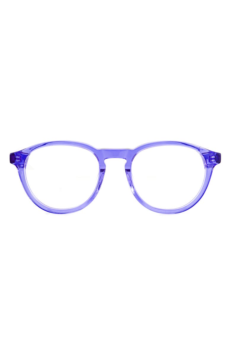 AQS Albie 50mm Round Optical Frames, Main, color, Blue