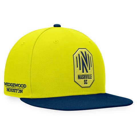 Men's Fanatics Branded Yellow/Navy Nashville SC Downtown Snapback Hat