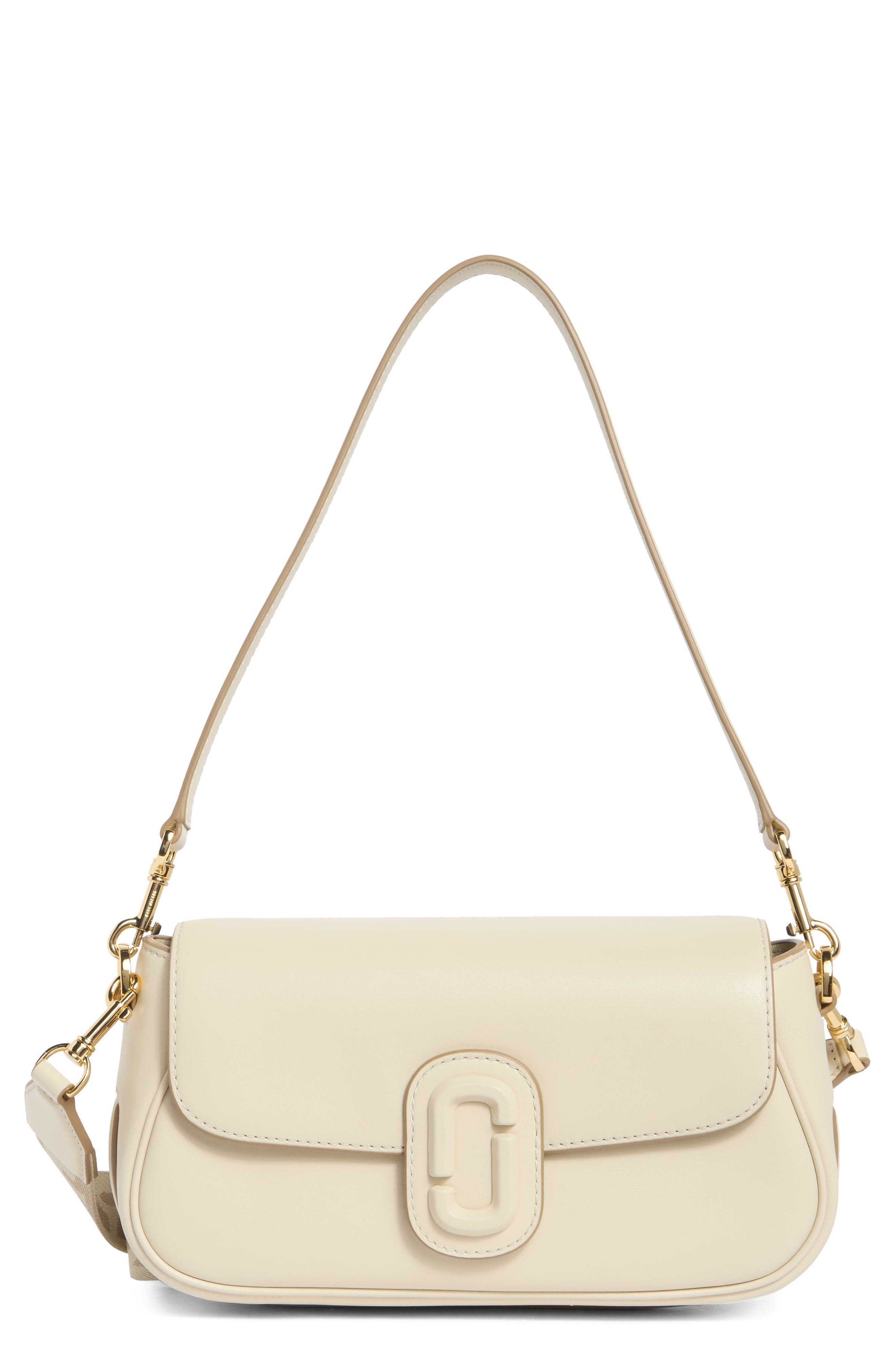 Marc Jacobs The Large Clover Shoulder Bag, Main, color, Cloud White