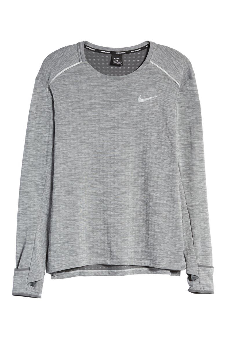 Sphere Element 3.0 Crew Top, Alternate, color, IRON GREY/ HEATHER/ GREY