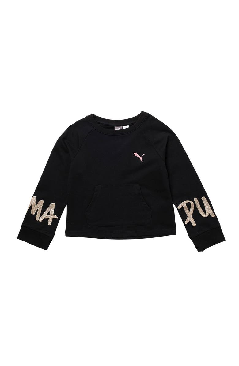PUMA Tag Pack French Terry Pullover, Main, color,