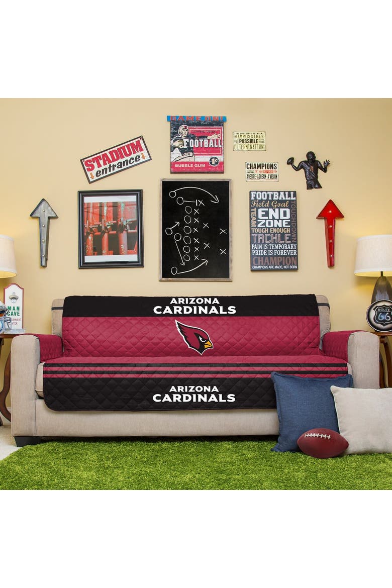 Red Arizona Cardinals Sofa Protector, Main, color, Red