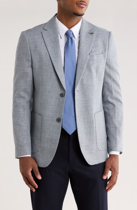 Textured Two-Button Sport Coat