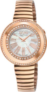 GEVRIL Gandria Diamond Bracelet Watch, 36mm - 0.8424ct.