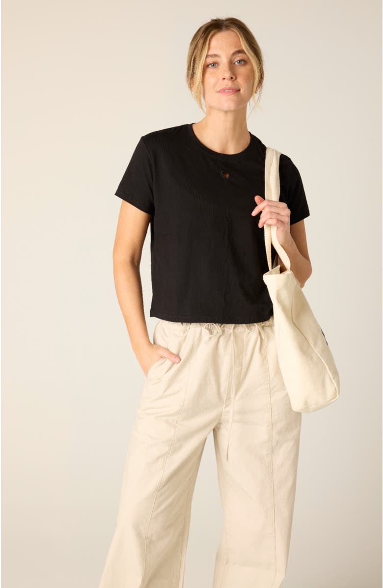 Daughter Lessons Love Tee, Main, color, Black