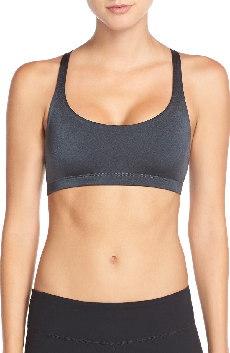 Onzie Double Strap X-Back Sports Bra, Main, color, 
